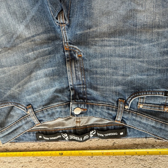 Gf Ferre NWT size 32 ankle wide leg slit Stylish Jeans - Picture 7 of 12